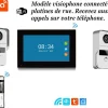 Automatisme Passion Visiophone connecté wifi double platine de rue pour maison à 2 entrées