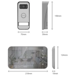 Avidsen Visiophone couleur filaire effet miroir Maya