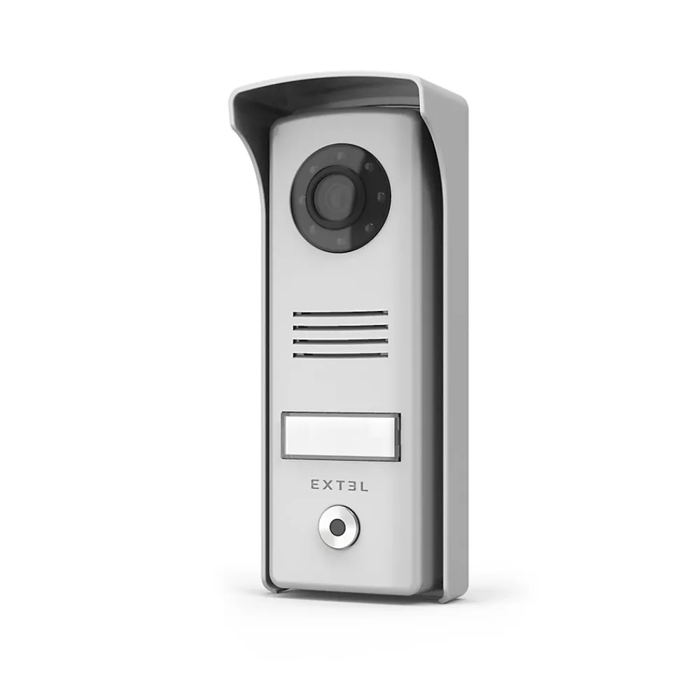 Extel Visiophone filaire écran 4'' et touches tactiles platine de rue 70 mm - Compact - - 720315