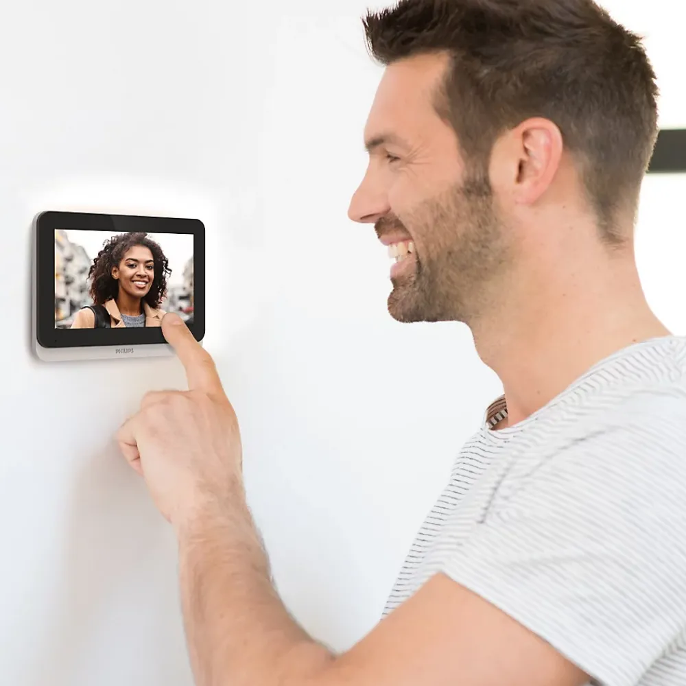 Philips Visiophone filaire et connecté Image qualité 3K WelcomeEye Connect 3 avec transformateur