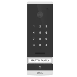 Extel Visiophone-Visiophone filaire Code 7 pouces / 18cm avec clavier à code intégré