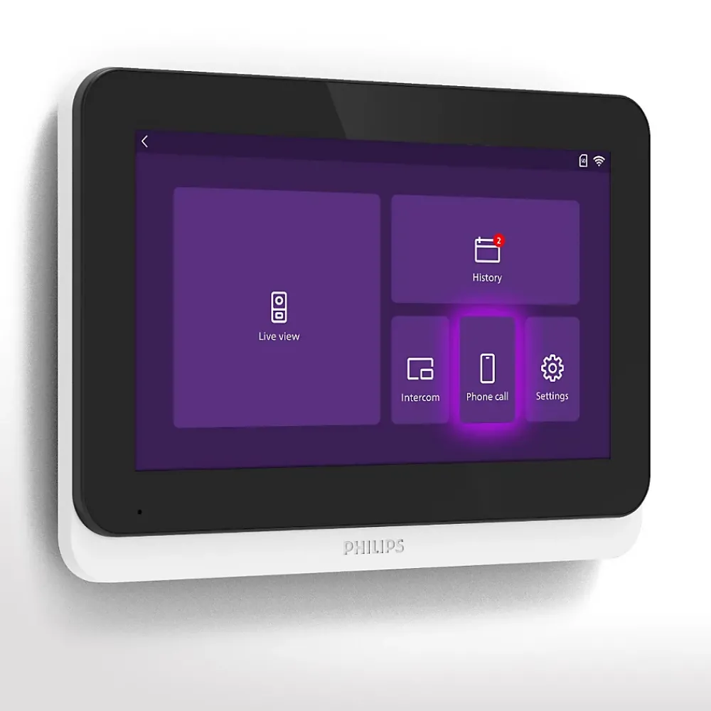 Philips Visiophone WelcomeEye Connect 3 + moniteur supplémentaire Connect 3