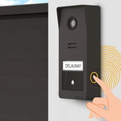 Extel Visiophone-Visiophone sans fil connecté avec accès par empreinte digitale Wave 3