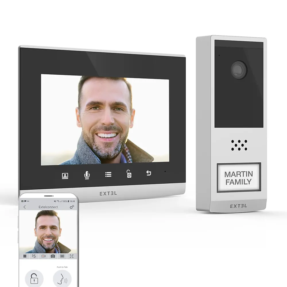 Extel Visiophone-Visiophone sans fil et connecté Wave2 écran 7"