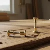Diall Vis De Liaison-2 vis liaison laiton M6 Ø8mm x L.14mm x Ep.46/54 mm