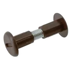 Diall 4 vis liaisons plastique/acier M6 Ø8 x L.15 x Ep.42 mm