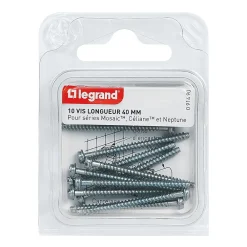 Legrand 10 vis longues pour interrupteur
