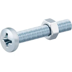 Diall Vis Pour Métal-20 vis métaux acier zingué 5 x 30 mm