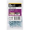 Diall 20 vis métaux acier zingué 5 x 16 mm