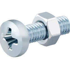 Diall 20 vis métaux acier zingué 5 x 16 mm