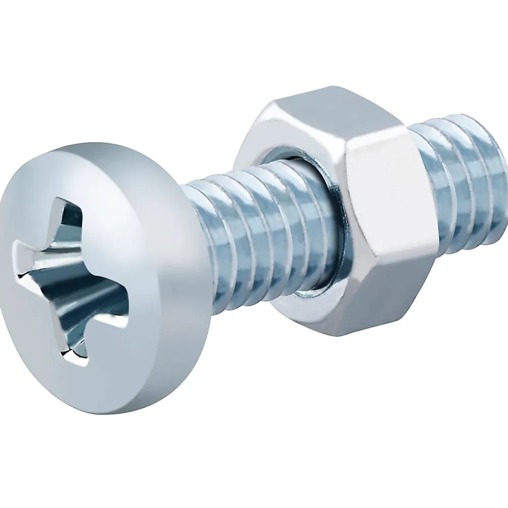 Diall 20 vis métaux acier zingué 5 x 16 mm