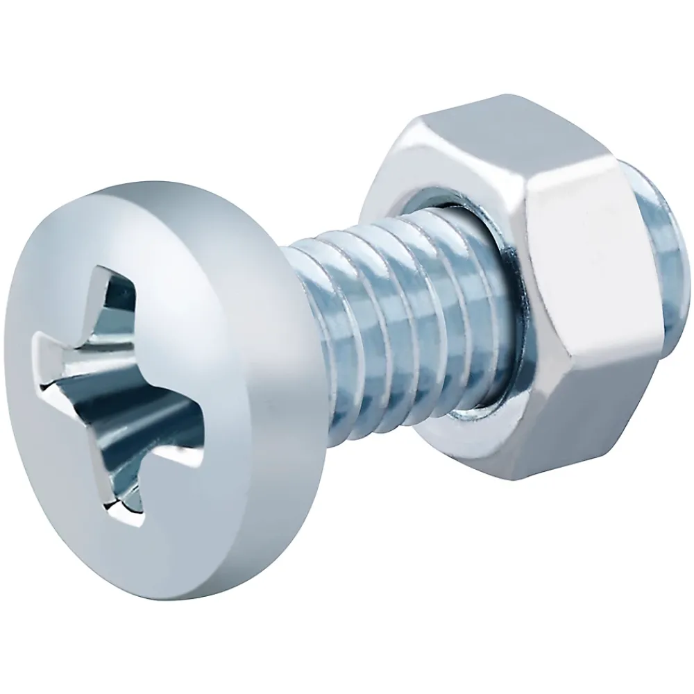 Diall 20 vis métaux acier zingué 5 x 12 mm