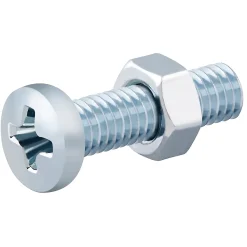 Diall 20 vis métaux acier zingué 5 x 20 mm