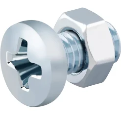 Diall Vis Pour Métal-20 vis métaux acier zingué 5 x 10 mm