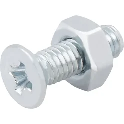 Diall Vis Pour Métal-Vis à métaux en acier zingué 3 x 10 mm - 20 pièces