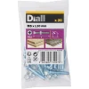 Diall Vis Pour Métal-20 vis métaux tête fraisée acier zingué 5 x 30 mm