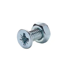 Diall 20 vis métaux tête fraisée acier zingué 4 x 12 mm