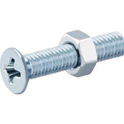 Diall Vis Pour Métal-20 vis métaux tête fraisée acier zingué 5 x 25 mm