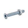 Diall Vis Pour Métal-20 vis métaux tête fraisée acier zingué 4 x 30 mm