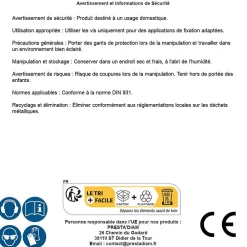 D-Work Vis Pour Métal-50 Vis Métaux Tête Hexagonale F/Partiel 8 x 140 mm - DIN 931 - Inox A2 -