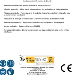 D-Work 200 Vis Métaux Tête Hexagonale F/Total 8 x 25 mm - DIN 933 - Inox A2 -