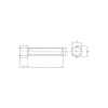 Lem Select Vis à métaux 6 x 20 mm tête hexagonale zingué (boîte de 200)