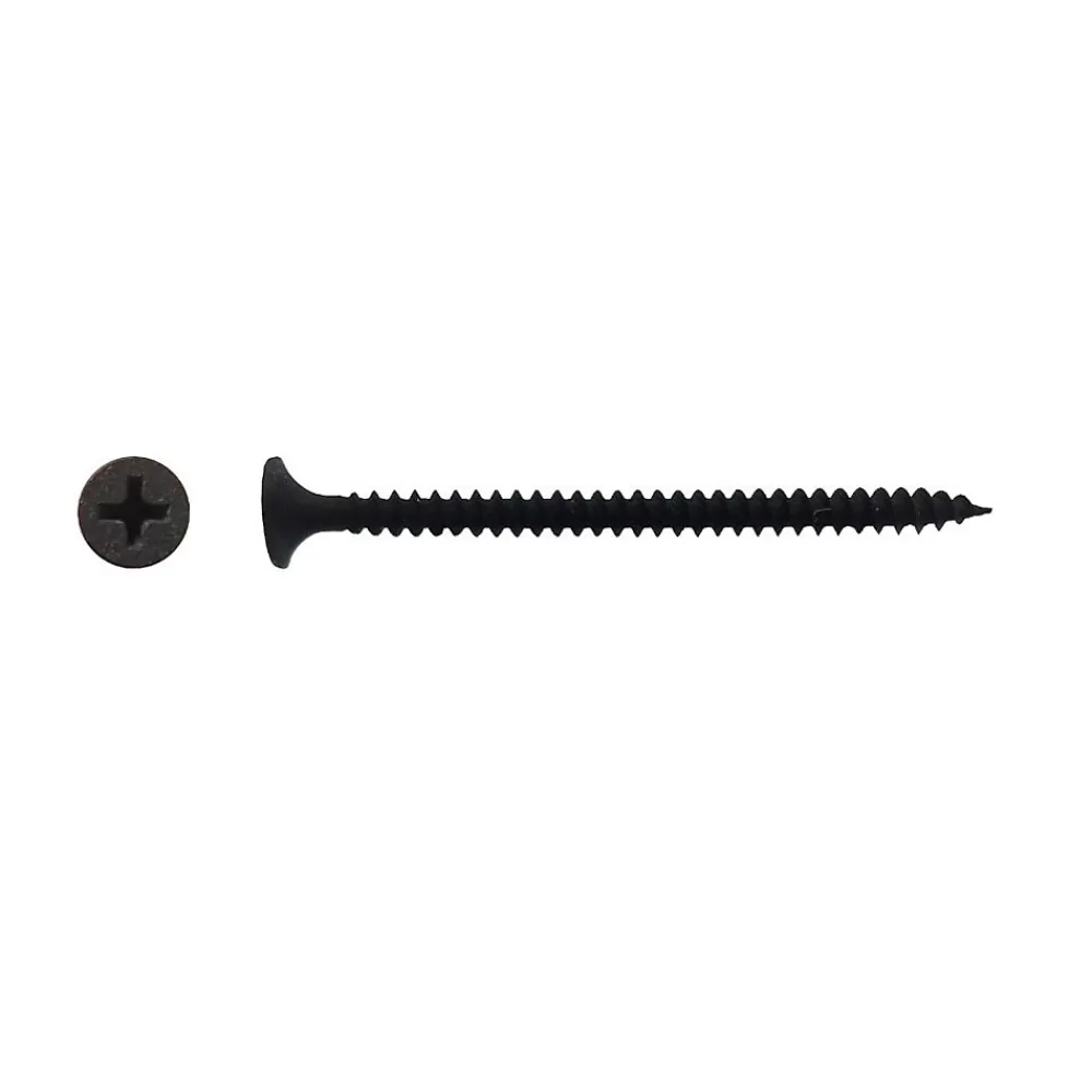 D-Work 500 Vis Plaque de Plâtre Trompette Phillips D. 3.5 x 55 mm - Phosphaté noir -