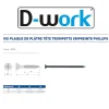 D-Work Vis Pour Plaque De Plâtre-250 Vis Plaque de Plâtre Trompette Phillips D. 4.2 x 70 mm - Phosphaté noir -