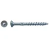 D-Work Vis Pour Terrasse-50 Vis pour Construction Bois Tête Fraisante Torx T40 10 x 340 mm - Zingué blanc -