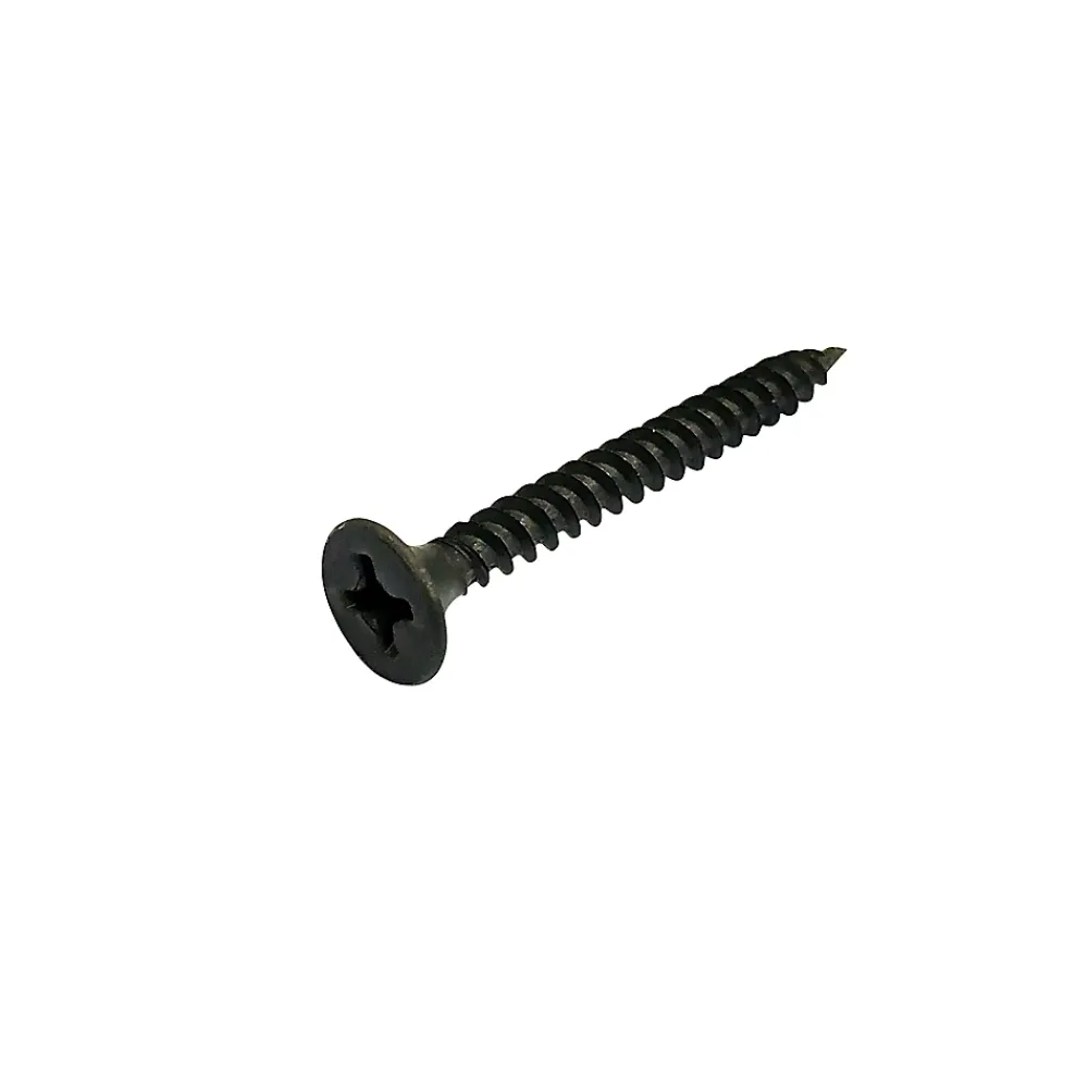 Diall Vis pour plaque de plâtre (universelle), noir mat, 3,5x35 mm - 200 pièces