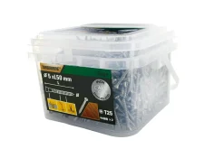 Diall Vis Pour Terrasse-Vis pour terrasse Torx + 2 embouts acier inoxydable 5 x 50 mm, 1000 pièces
