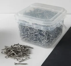 Diall Vis Pour Terrasse-Vis pour terrasse Torx + 2 embouts acier inoxydable 5 x 50 mm, 1000 pièces