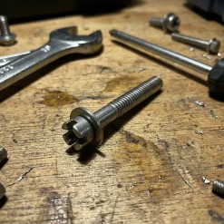 Diall Vis D'Assemblage De Meuble-4 vis rappel et rondelles acier ø7 x l.50mm
