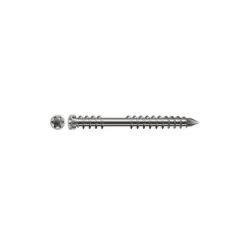 D-Work 100 Vis Terrasse Bois Tête Cyl. Réduite Torx T-STAR + pointe 4CUT 5 x 60 mm - Inox A2 -