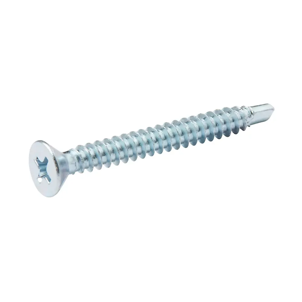 Diall Vis zinguée autoperceuses fraisées, 4,2x38 mm - 25 pièces
