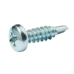 Diall Vis zinguée autoperceuses à tête cylindrique, 4,2x16 mm - 25 pièces