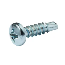 Diall Vis Pour Métal-Vis zinguée autoperceuses à tête plate 3,5x13 mm, 25 pièces