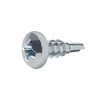 Diall Vis Pour Métal-Vis zinguée autoperceuses à tête cylindrique, 3,5x9,5 mm - 200 pièces