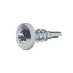 Diall Vis Pour Métal-Vis zinguée autoperceuses à tête cylindrique, 3,5x9,5 mm - 200 pièces