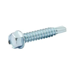 Diall Vis Pour Métal-Vis zinguée autoperceuses à tête hexagonale, 5,5x32 mm - 25 pièces