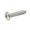 Diall Vis zinguée autoperceuses à tête cylindrique acier inoxydable A2, 4,8x25 mm - 25 pièces