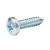 Diall Vis zinguée autoperceuses à tête cylindrique, 6,3x25 mm - 25 pièces