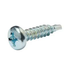 Diall Vis zinguée autoperceuses à tête Philips 3,5x16 mm, 25 pièces