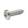 Diall Vis Pour Métal-Vis zinguée autoperceuses à tête cylindrique acier inoxydable A2, 4,2x19 mm - 25 pièces
