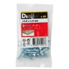 Diall Vis Pour Métal-Vis zinguée autoperceuses à tête hexagonale, 4,8x19 mm - 25 pièces