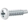 Diall Vis zinguée autoperceuses à tête cylindrique, 4,2x19 mm - 100 pièces