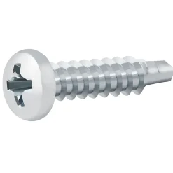 Diall Vis zinguée autoperceuses à tête cylindrique, 4,2x19 mm - 100 pièces