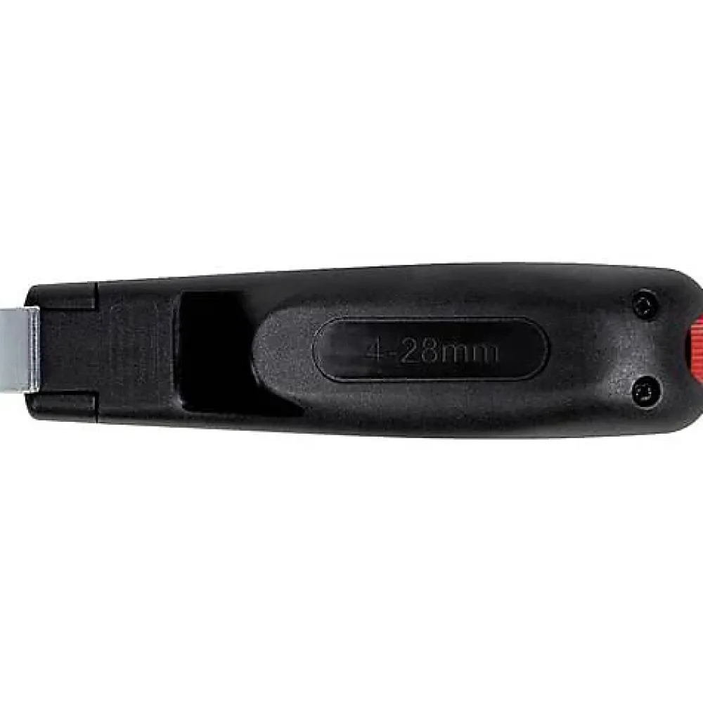 4M Pince À Dénuder-Wiha 44240 Abisolier-/Abmantelwerkzeug - outil de de9nudage pour ce2bles ronds 4-28 mm, 130 mm
