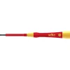 4M Tournevis D'Électricien-Wiha PicoFinish electric 42380 - Tournevis cruciforme isolé PH1 65 mm pour électricien VDE
