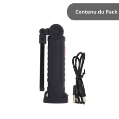 Xanlite Baladeuse-- Baladeuse LED pliable, Rechargeable USB, 200 lumens - BL200RUSB